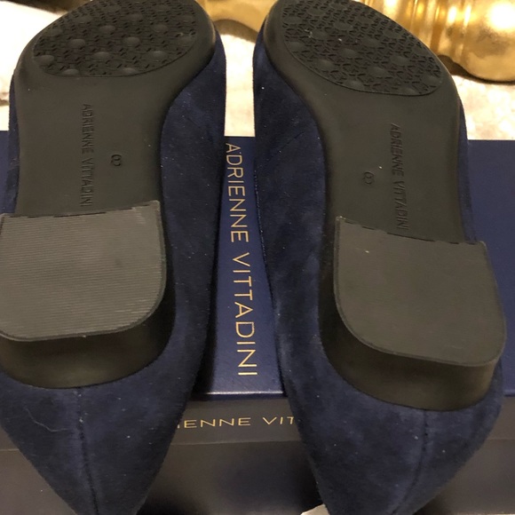 ADRIENNE VITTADINI 8M style Cavallo space blue color kidsuede Neiman Marcus. - Picture 6 of 15